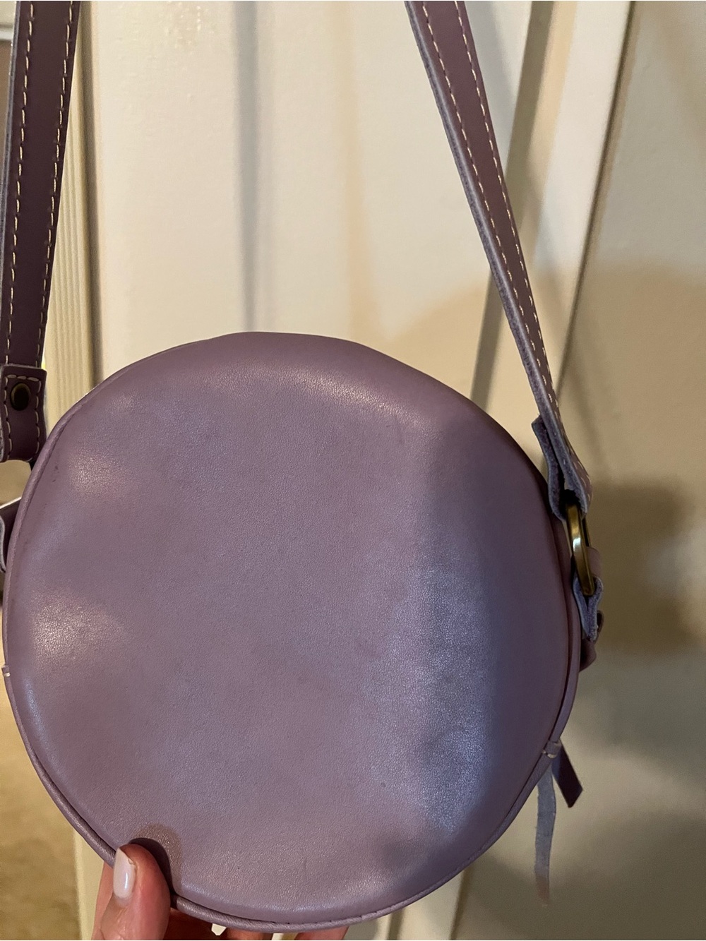 Lilac Round Crossbody Bag - Women - Picture 3 of 7